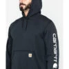Carhartt Men's Hooded Logo-Sleeve Sweatshirt -Cowboy Wear Shop 086A46 89 P1