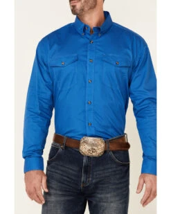 Roper Men's Solid Amarillo Collection Long Sleeve Western Shirt 8 Roper Men's Solid Amarillo Collection Long Sleeve Western Shirt -Cowboy Wear Shop 0924J9 95 P3