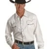 Scully White Retro Western Shirt -Cowboy Wear Shop 092M80 01 P1