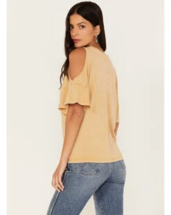 White Crow Women's I'll Drink To That Cold Shoulder Tee -Cowboy Wear Shop 2000238641 701 P4