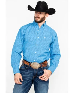 Ariat Men's Azure Ableman Plaid Long Sleeve Western Shirt