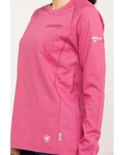 Ariat Women's FR Air Crew Long Sleeve Work Shirt -Cowboy Wear Shop 2000269244 650 P3