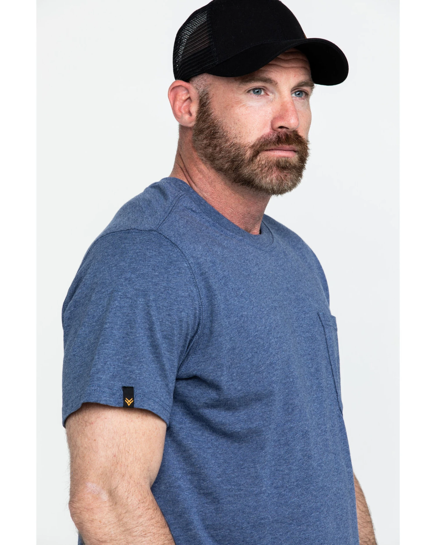 Hawx Men's Pocket Crew Short Sleeve Work T-Shirt - Tall 5 Hawx Men's Pocket Crew Short Sleeve Work T-Shirt - Tall - Image 3