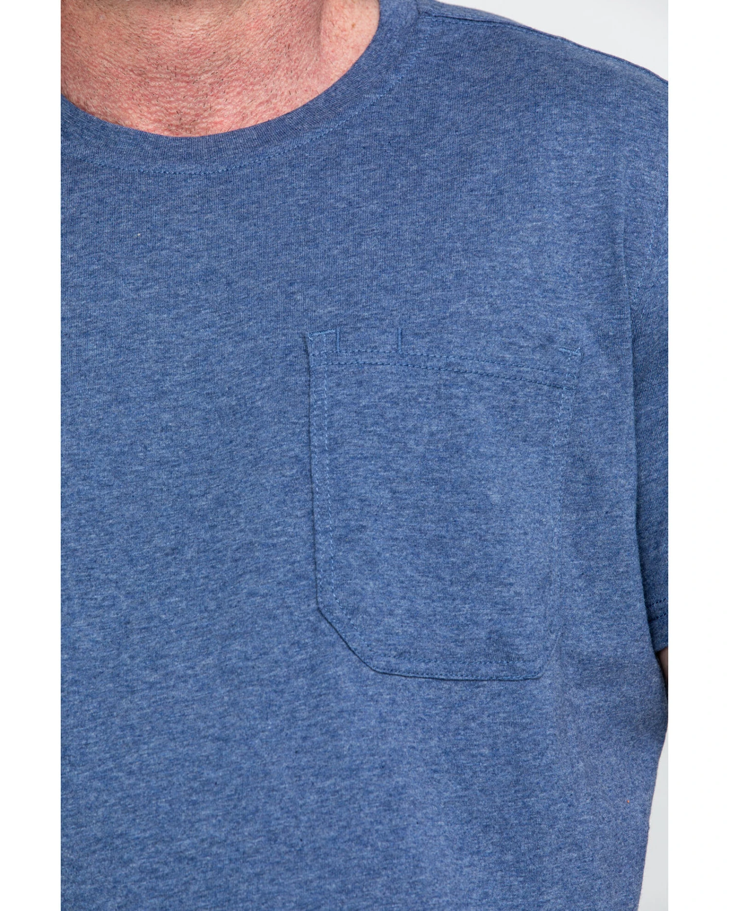 Hawx Men's Pocket Crew Short Sleeve Work T-Shirt - Tall 6 Hawx Men's Pocket Crew Short Sleeve Work T-Shirt - Tall - Image 4