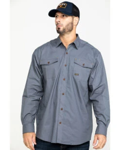 Ariat Men's Steel Rebar Made Tough Durastretch Long Sleeve Work Shirt 