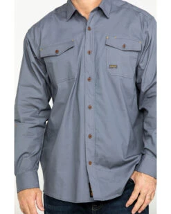 Ariat Men's Steel Rebar Made Tough Durastretch Long Sleeve Work Shirt 11 Ariat Men's Steel Rebar Made Tough Durastretch Long Sleeve Work Shirt -Cowboy Wear Shop 2000282058 060 P4
