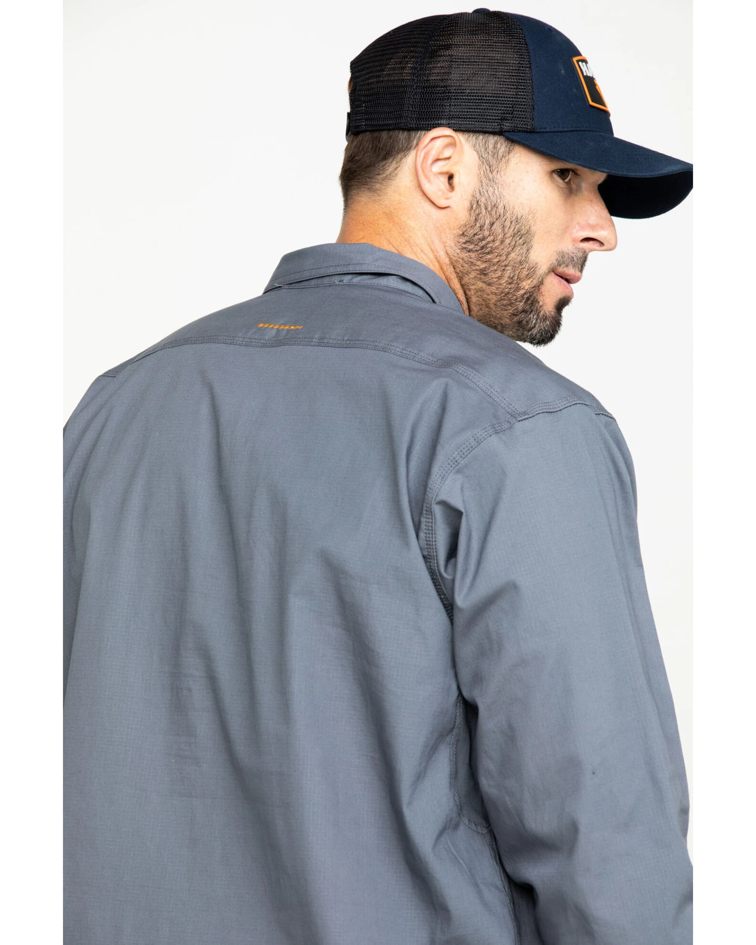 Ariat Men's Steel Rebar Made Tough Durastretch Long Sleeve Work Shirt 7 Ariat Men's Steel Rebar Made Tough Durastretch Long Sleeve Work Shirt - Image 5