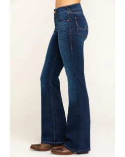 Ariat Women's Dark Ultra Stretch Flare Katie Jeans -Cowboy Wear Shop 2000282169 400 P3