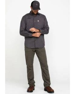 Carhartt Men's Rugged Flex Rigby Long Sleeve Work Shirt 13 Carhartt Men's Rugged Flex Rigby Long Sleeve Work Shirt -Cowboy Wear Shop 2000282386 020 P6