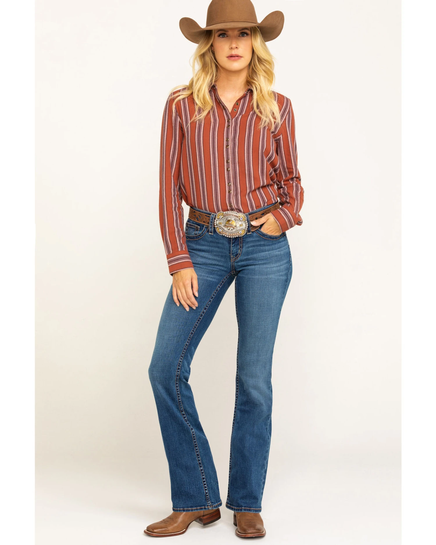 Shyanne Women's Light Wash Tidal Riding Jeans 3 Shyanne Women's Light Wash Tidal Riding Jeans