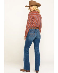 Shyanne Women's Light Wash Tidal Riding Jeans 6 Shyanne Women's Light Wash Tidal Riding Jeans -Cowboy Wear Shop 2000291057 400 P2