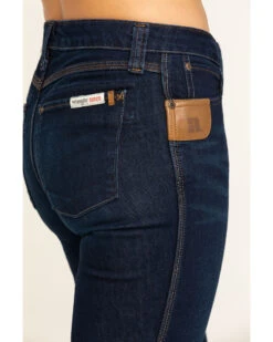 Wrangler Riggs Women's Dark Wash Bootcut Work Jeans 11 Wrangler Riggs Women's Dark Wash Bootcut Work Jeans -Cowboy Wear Shop 2000293299 400 P4