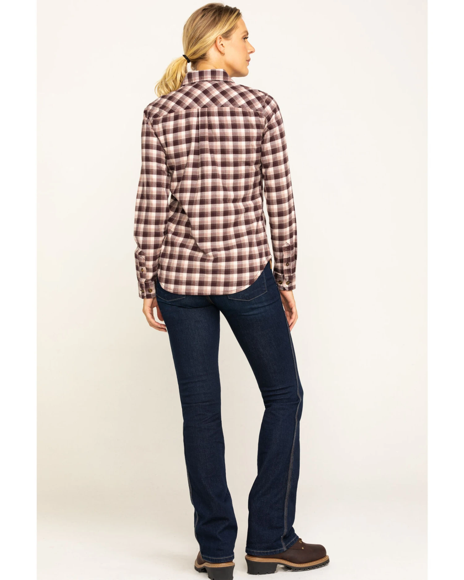 Wrangler Riggs Women's Dark Wash Bootcut Work Jeans 7 Wrangler Riggs Women's Dark Wash Bootcut Work Jeans - Image 5