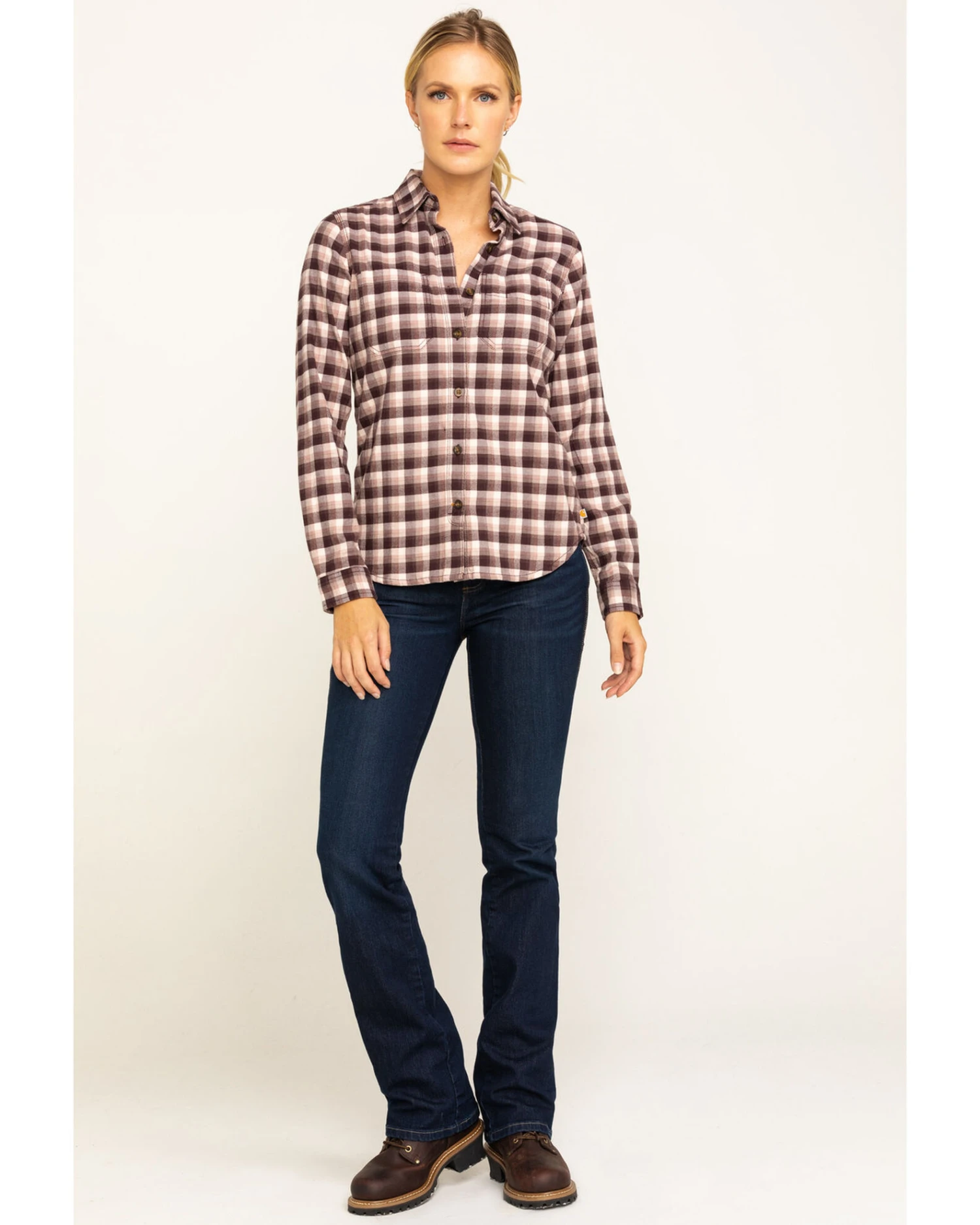 Wrangler Riggs Women's Dark Wash Bootcut Work Jeans 8 Wrangler Riggs Women's Dark Wash Bootcut Work Jeans - Image 6