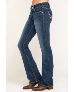 Ariat Women's Medium R.E.A.L. Arrow Fit Shayla Bootcut Jeans -Cowboy Wear Shop 2000295218 400 P3