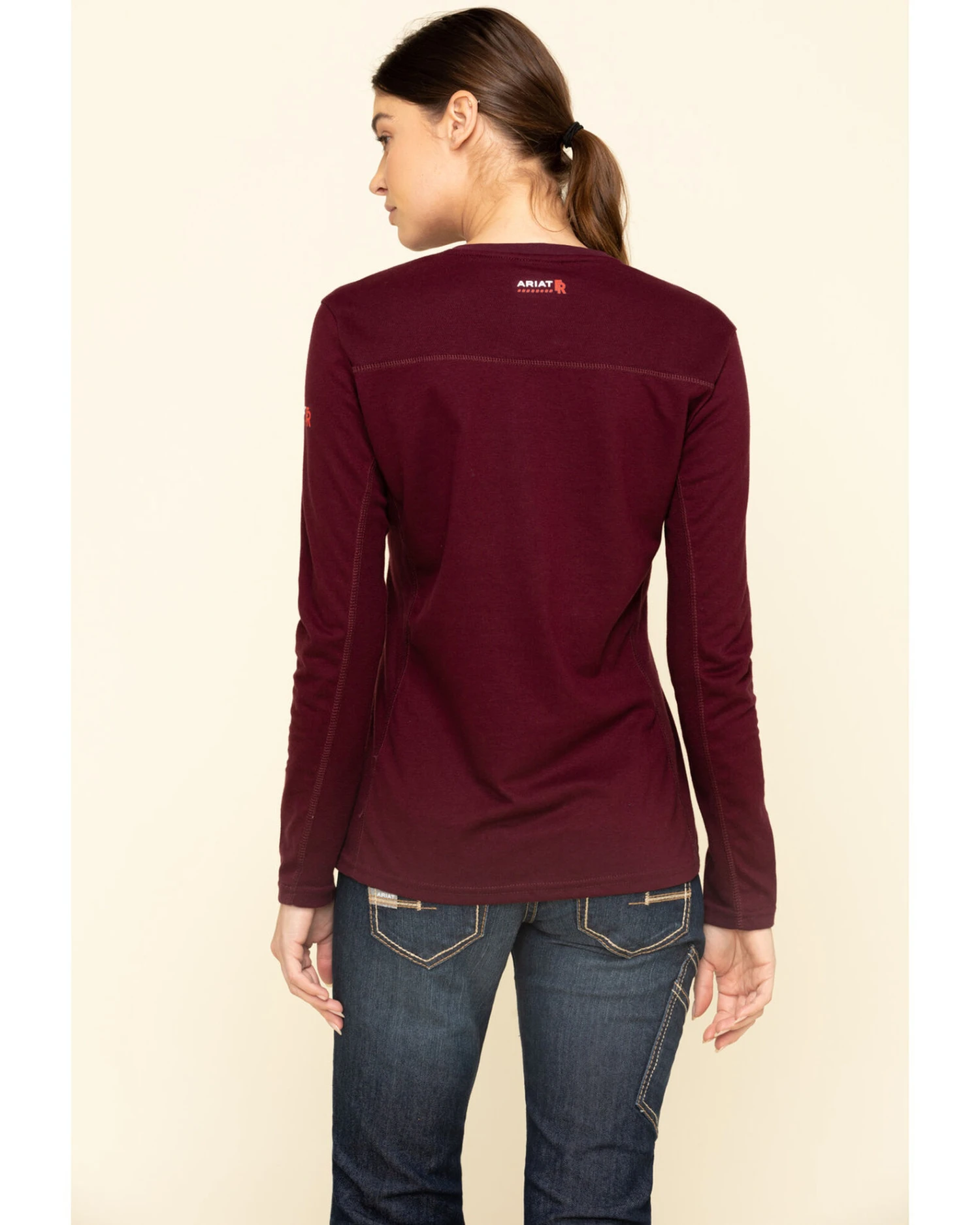 Ariat Women's Malbec FR AC Long Sleeves T-Shirt 4 Ariat Women's Malbec FR AC Long Sleeves T-Shirt - Image 2