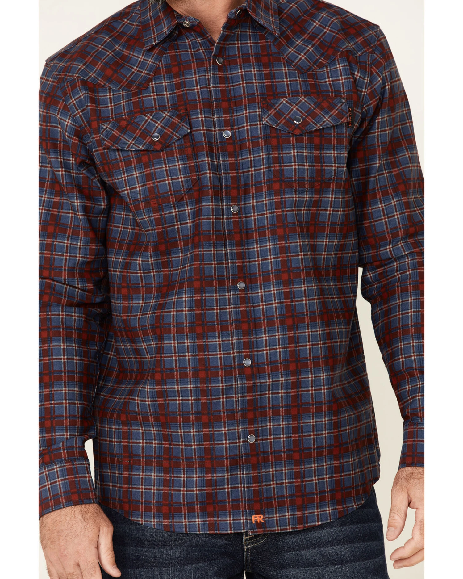 Cody James Men's FR Plaid Print Long Sleeve Work Shirt 5 Cody James Men's FR Plaid Print Long Sleeve Work Shirt - Image 3