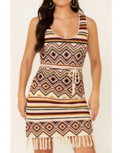 Idyllwind Women's Chilli Havana Nights Crochet Fringe Dress 8 Idyllwind Women's Chilli Havana Nights Crochet Fringe Dress -Cowboy Wear Shop 2000338282 641 P3