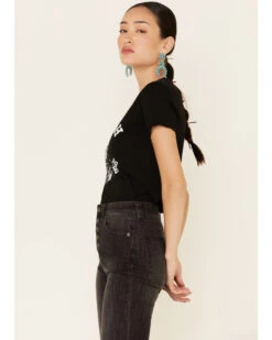 Bandit Brand Women's I Ain't Rich But Lord I'm Free Graphic Tee  -Cowboy Wear Shop 2000341514 001 P4