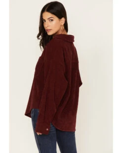 Wishlist Women's Solid Corduroy Oversized Long Sleeve Button Down Shirt 9 Wishlist Women's Solid Corduroy Oversized Long Sleeve Button Down Shirt -Cowboy Wear Shop 2000344149 640 P4