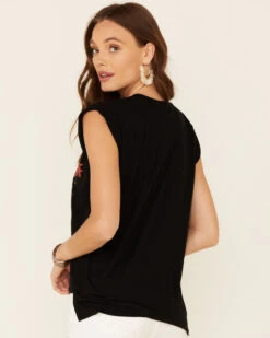 Rodeo Quincy Women's Thunderstruck Cowboy Graphic Short Sleeve Tee  -Cowboy Wear Shop 2000344698 001 P4