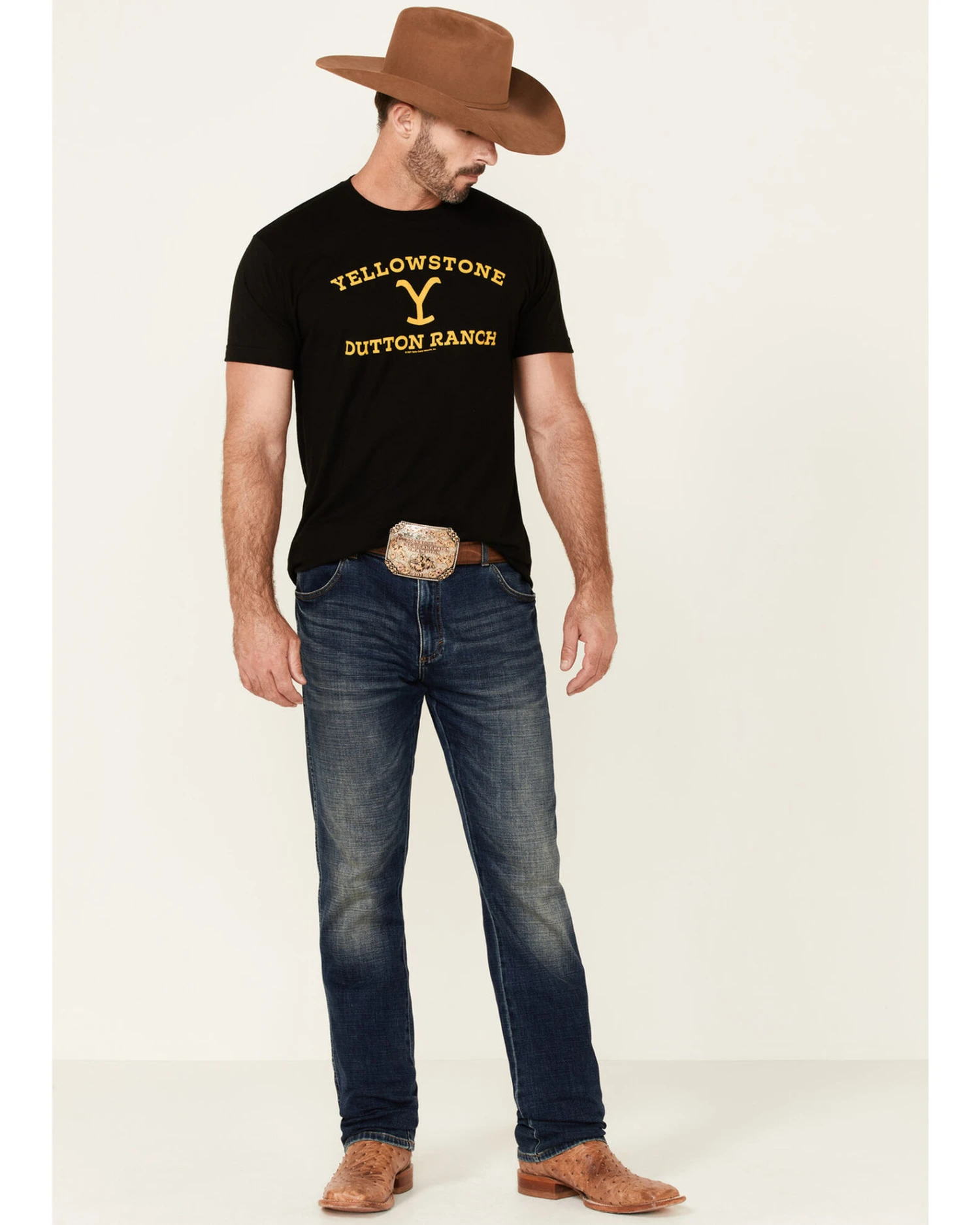 Paramount Network’s Yellowstone Men's Dutton Ranch Logo Short Sleeve T-Shirt 4 Paramount Network’s Yellowstone Men's Dutton Ranch Logo Short Sleeve T-Shirt - Image 2