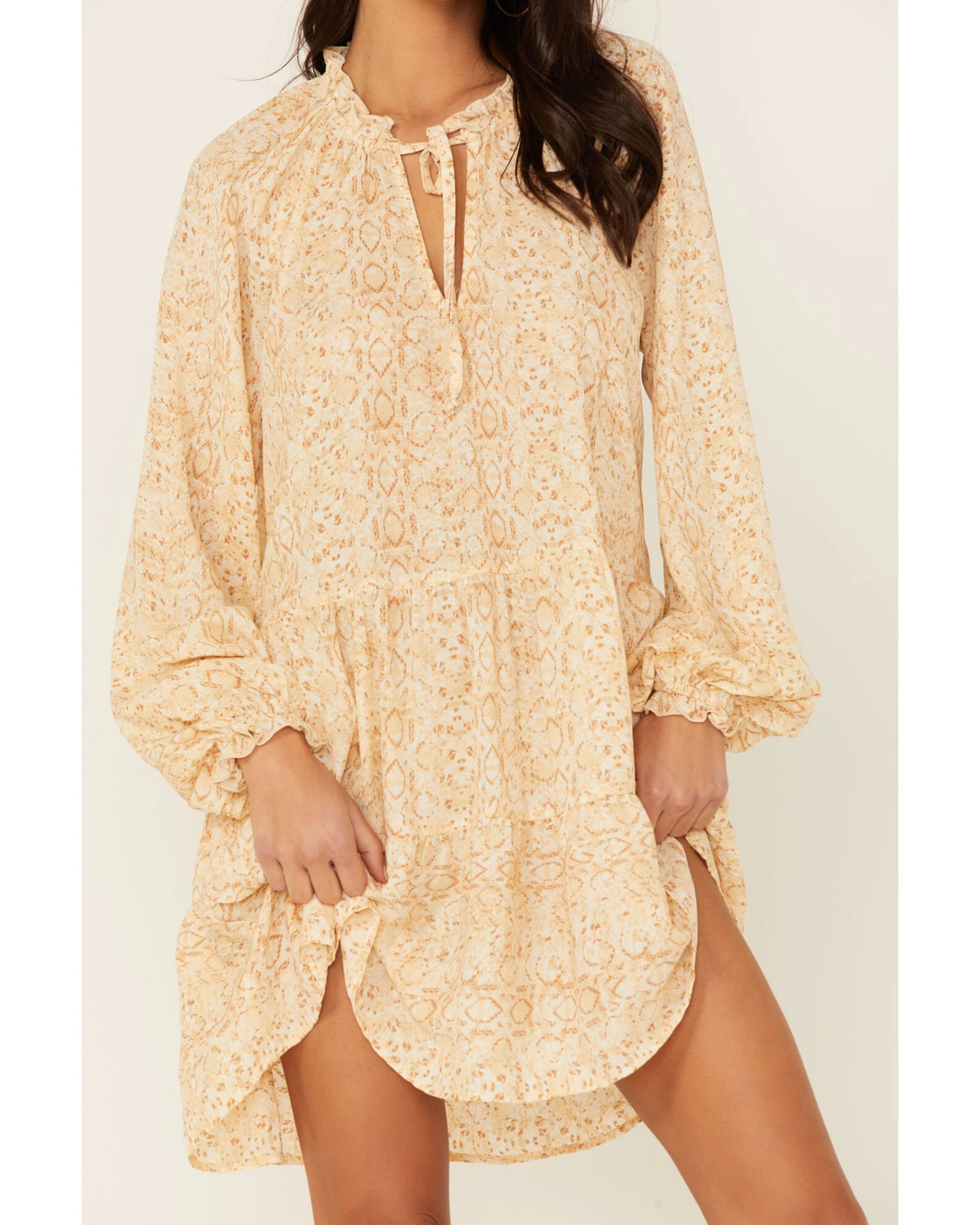 Show Me Your Mumu Multicolored Snake Print Birdie Mini Dress 4 Show Me Your Mumu Multicolored Snake Print Birdie Mini Dress - Image 2