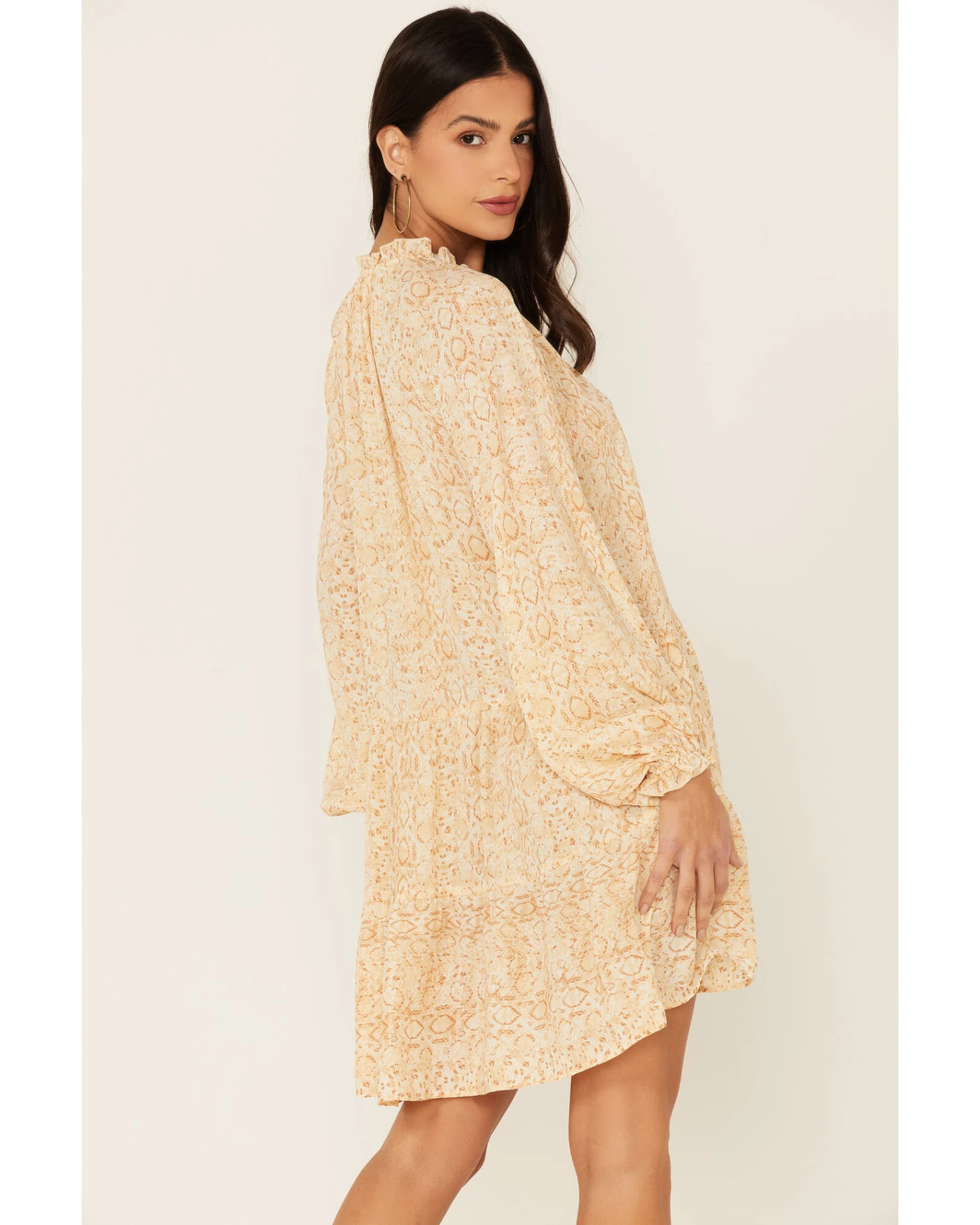 Show Me Your Mumu Multicolored Snake Print Birdie Mini Dress 5 Show Me Your Mumu Multicolored Snake Print Birdie Mini Dress - Image 3