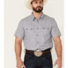 Cody James Men's Double Arrow Geo Print Short Sleeve Snap Western Shirt  -Cowboy Wear Shop 2000351749 020 P1