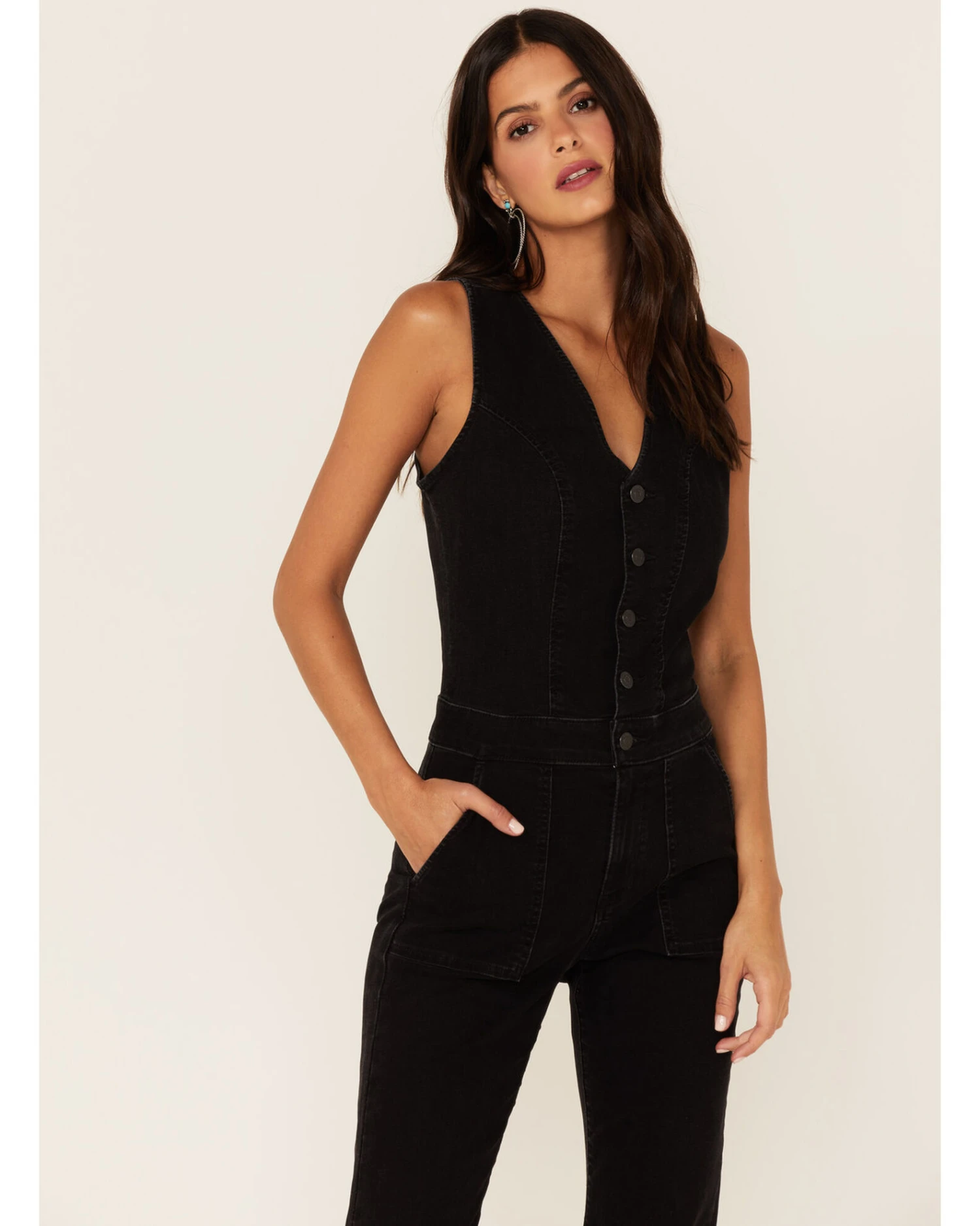 Idyllwind Women's Black Center Stage Jumpsuit 6 Idyllwind Women's Black Center Stage Jumpsuit - Image 4