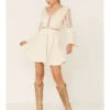 Beyond The Radar Women's Cut-Out Bell Sleeve Dress -Cowboy Wear Shop 2000354319 103 P1