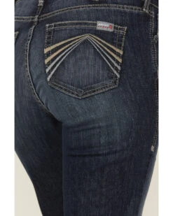 Ariat Women's FR Avelynn Medium Wash DuraLight Stretch Slim Work Jeans  -Cowboy Wear Shop 2000356508 400 P4