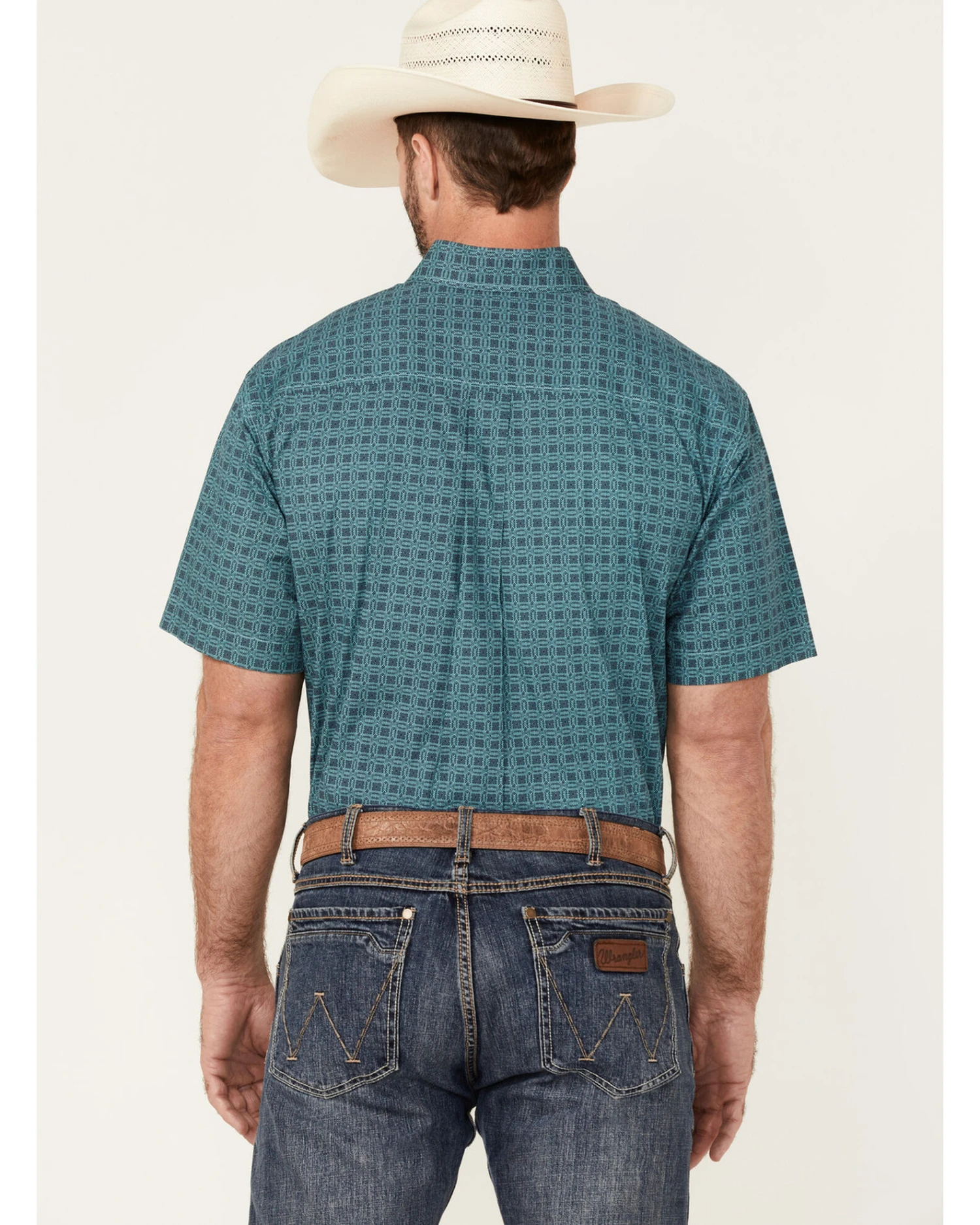 Cinch Men's Geo Print Short Sleeve Button Down Western Shirt - Big 6 Cinch Men's Geo Print Short Sleeve Button Down Western Shirt - Big - Image 4