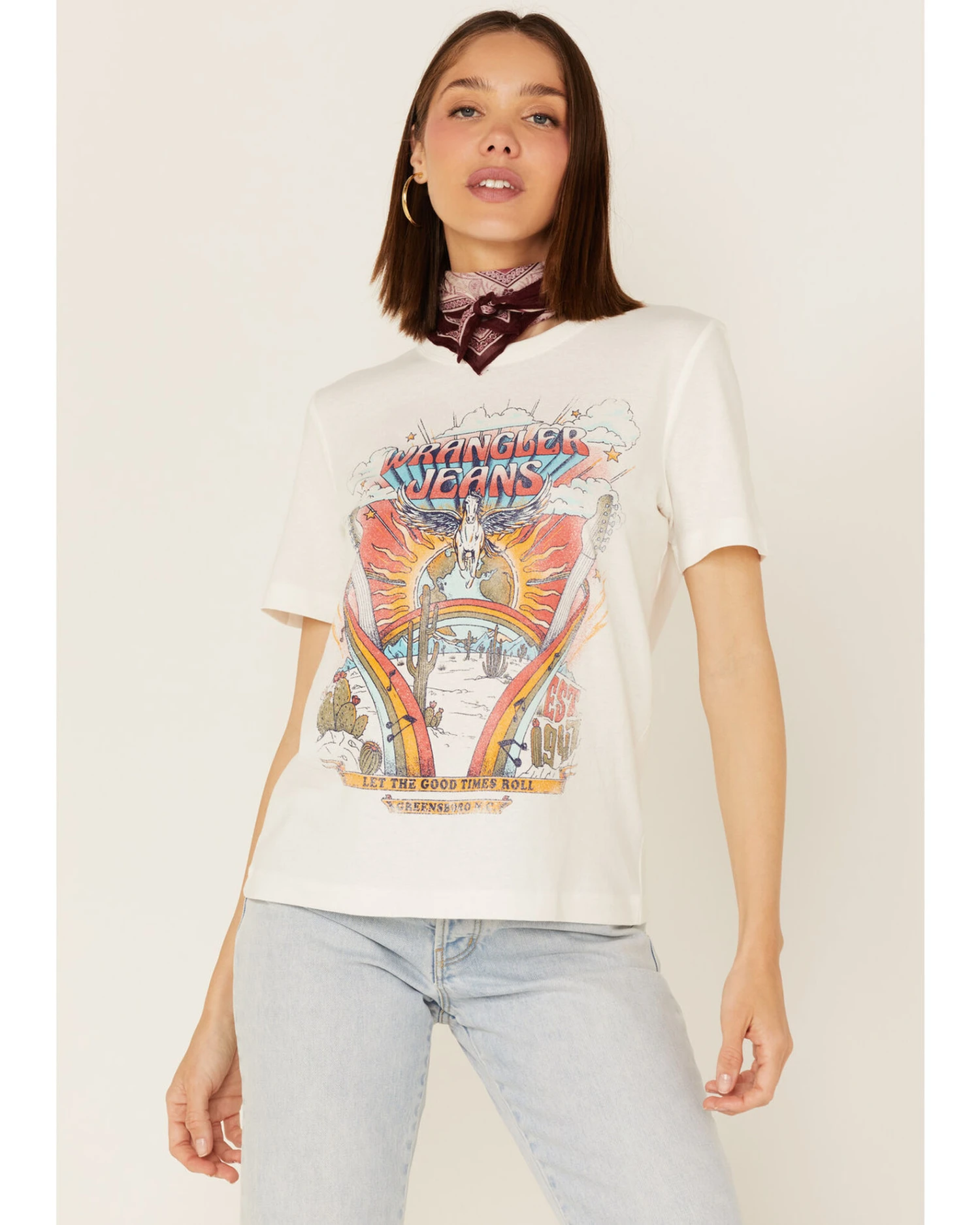 Wrangler Retro Women's Music Graphic Tee 3 Wrangler Retro Women's Music Graphic Tee