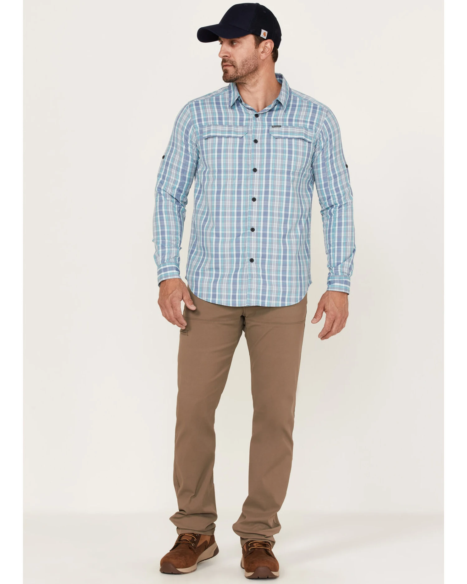 Columbia Men's Silver Ridge Balanced Plaid Long Sleeve Button-Down Western Shirt 4 Columbia Men's Silver Ridge Balanced Plaid Long Sleeve Button-Down Western Shirt - Image 2