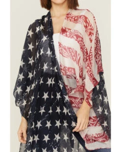 Shyanne Women's Americana Shawl Western Vest 8 Shyanne Women's Americana Shawl Western Vest -Cowboy Wear Shop 2000358335 410 P3