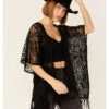 Wild Moss Women's Lace Fringe Kimono