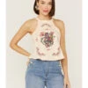 Shyanne Women's Vaquera Floral Graphic Halter Top 1 Shyanne Women's Vaquera Floral Graphic Halter Top -Cowboy Wear Shop 2000358582 681 P1