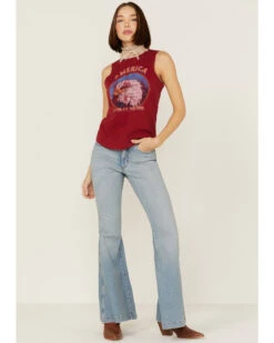 Shyanne Women's America Eagle Red Graphic Tank 9 Shyanne Women's America Eagle Red Graphic Tank -Cowboy Wear Shop 2000358584 600 P4