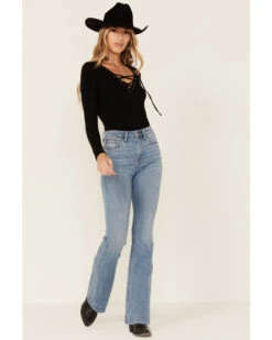 Idyllwind Women's Eclipse Super High Rise Outlaw Flare Jeans