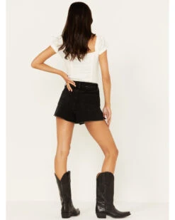 Idyllwind Women's Outlaw Vintage Wash Raw Edge Hem Denim Shorts 8 Idyllwind Women's Outlaw Vintage Wash Raw Edge Hem Denim Shorts -Cowboy Wear Shop 2000358961 001 P3