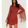 Idyllwind Women's Fairlane Crochet Fringe Dress -Cowboy Wear Shop 2000359147 644 P1