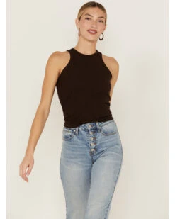 Cleo + Wolf Women's Easy Ribbed Layering Tank Top