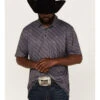 Ariat Men's Nine Iron Geo Print Polo Shirt 1 Ariat Men's Nine Iron Geo Print Polo Shirt -Cowboy Wear Shop 2000363104 001 P1
