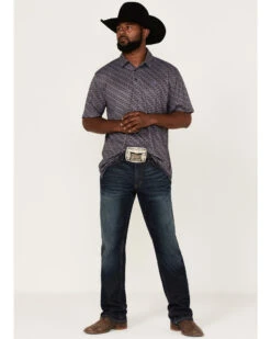 Ariat Men's Nine Iron Geo Print Polo Shirt  -Cowboy Wear Shop 2000363104 001 P2