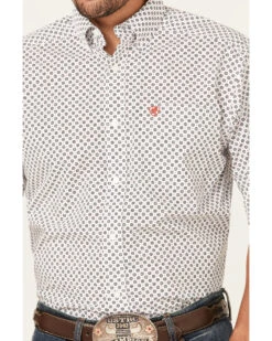 Ariat Men's Fionna Floral Geo Print Short Sleeve Button Down Western Shirt  -Cowboy Wear Shop 2000363125 100 P3