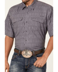 Ariat Men's VentTEK Outbound Print Short Sleeve Button Down Western Shirt -Cowboy Wear Shop 2000363136 020 P3