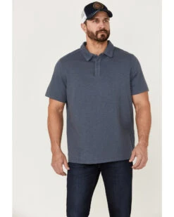 Brothers & Sons Men's Short Sleeve Slub Polo Shirt 