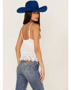 Shyanne Women's Mirror Eyelet Tank -Cowboy Wear Shop 2000364753 100 P4