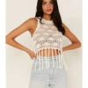 Shyanne Women's Crochet Fringe Tank Top -Cowboy Wear Shop 2000364790 100 P1
